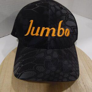 Lids Snap Back Trucker Style hat Embroidered with the word JUMBO  NWOT